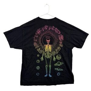 Primitive‎ Shirt Mens 2XL Skateboarding Skeleton Moon Graphic Neon Tee